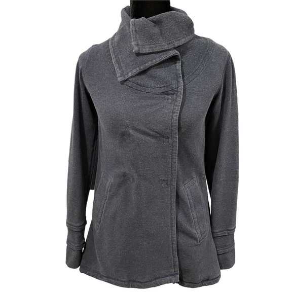 Lululemon Gratitude Wrap Heathered Cadet Blue (AU release) Stretch French Terry - Picture 9 of 11